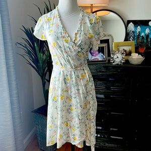 Beautiful true wrap dress. Perfect for fall!